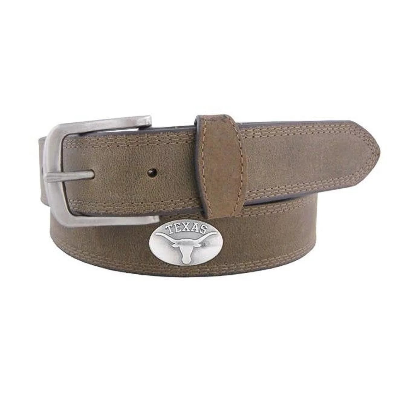 Zep-Pro  Texas Longhorns Concho Emblem Crazyhorse Leather Belt Size 32