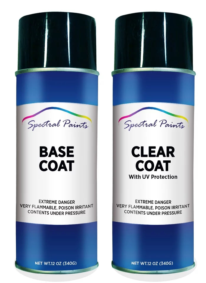 Spectral Paints Compatible/Replacement for Nissan D15 Moss Green Metallic: 12 oz. Base & Clear Touch-Up Spray Paint