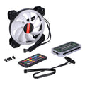 3 Fans Computer Case Fan 120mm RGB Colorful PC CPU Cooling Fan Cooler Silent High Airflow with RGB Controller