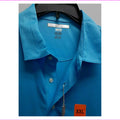 Greg Norman PGA Men's Ml75 Micro Lux Solid Polo (Blue, XX-Large)