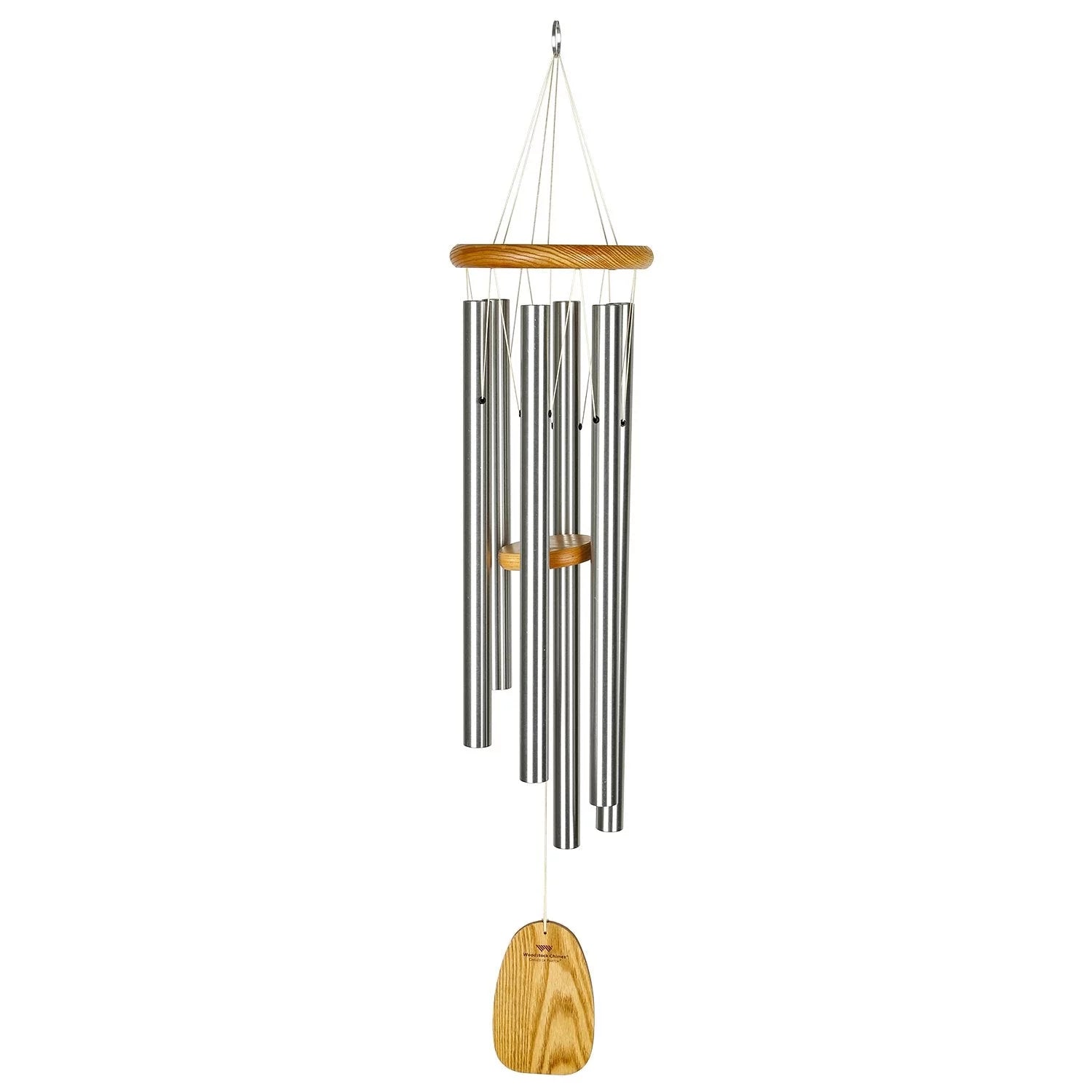 Woodstock Wind Chimes Signature Collection, Chimes of Partch, 36'' Silver Wind Chime PWS