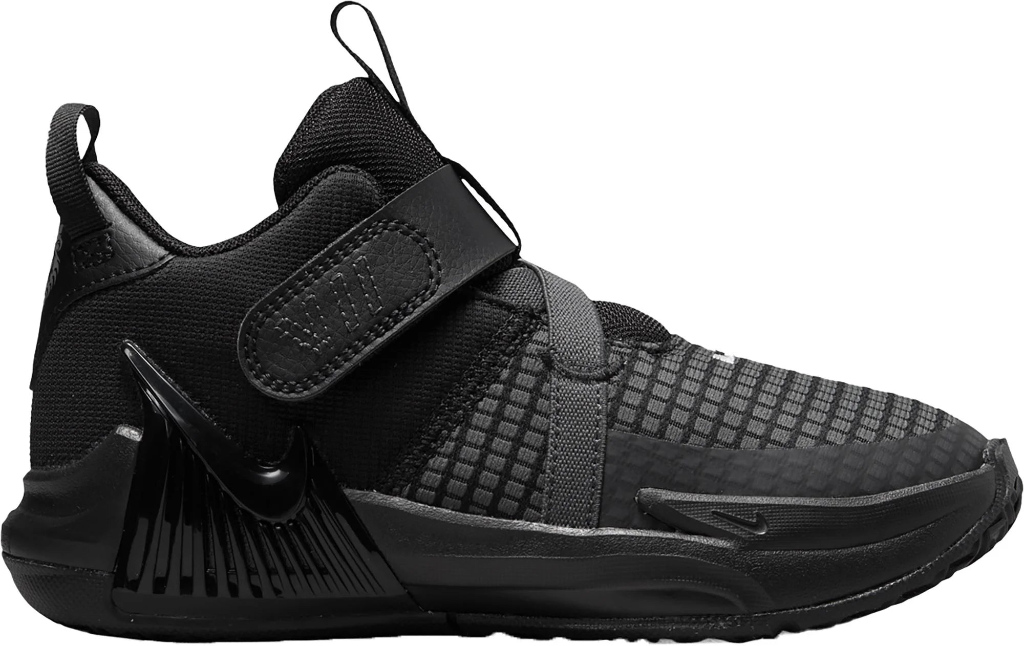 Nike Kids' Preschool Lebron Witness 7 Basketball Shoes (Black/White, 11.0K, D)