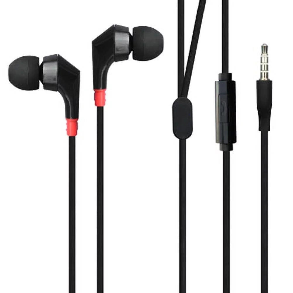 Hi-Fi Sound Earbuds Handsfree Earphones Mic Headphones Headset Q6V for Samsung Galaxy TabPRO 8.4 Tab 3 8.0 7.0 4 10.1 SM-T530 2 10.1 Sky S9+ S9, S8+ S7, On5 Note 4, J7 J3 Emerge, Edge S6 Edge