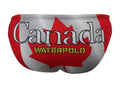 Men's Swimsuit Brief Athletic Swimwear Canada Flag, Water Polo, Underwater Rugby, High Performance