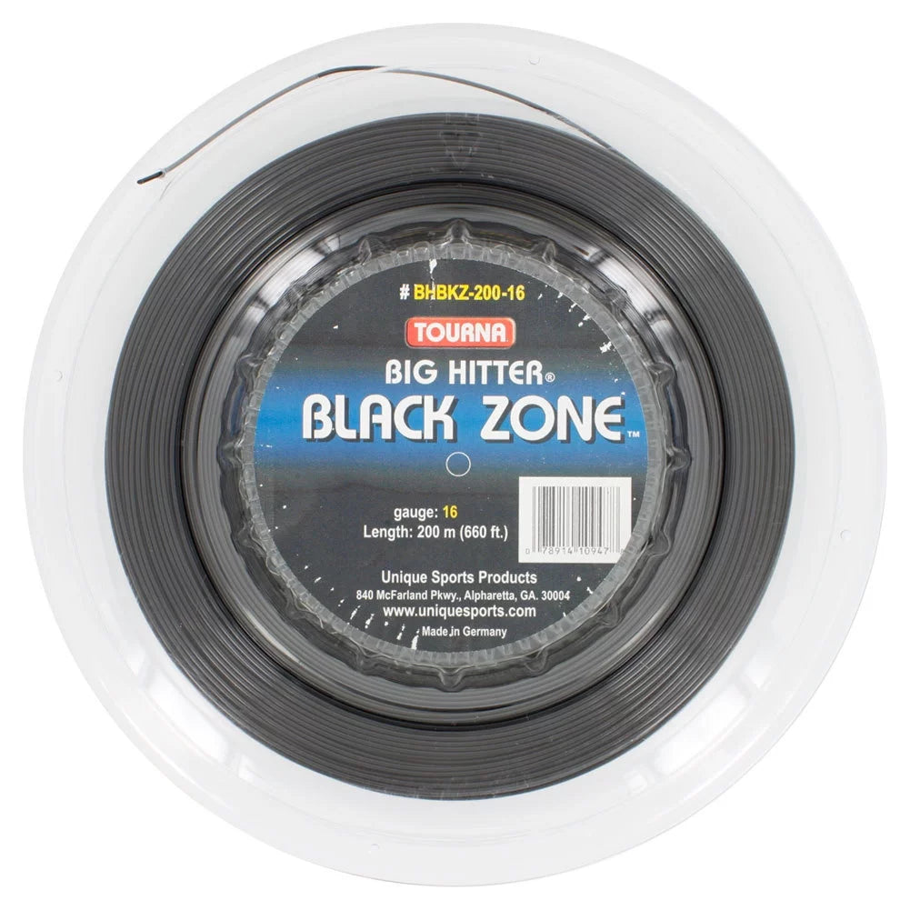 Tourna Big Hitter Black Zone 16G Tennis String Reel (   Black  )
