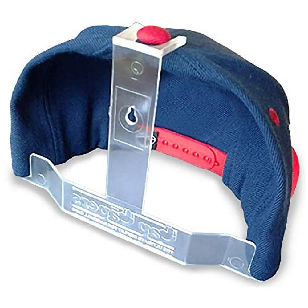 Baseball Cap Display; Wall Mounted Hat Rack; Baseball Cap Storage & Organization; Great for Cap Collectors (12)