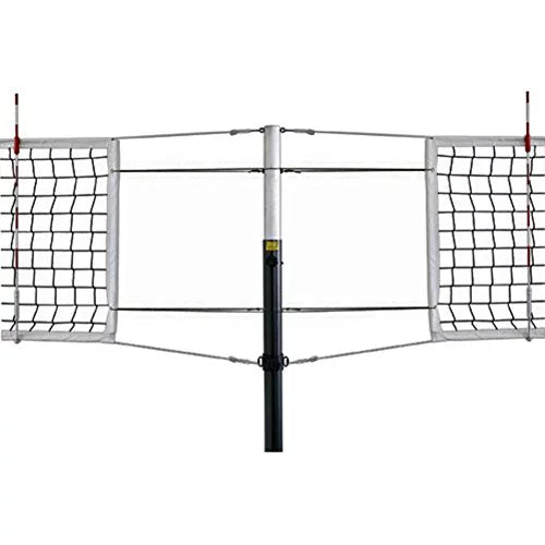 First Team Frontier Complete-SBS Steel Competition Steel Volleyball System44; Saddle Brown