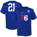 Philadelphia 76ERS Boys 4-18 SS Player Tee-Embiid 9K2BXFFAJ XS4/5