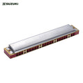 PEPISKY Suzuki Study-24 24 Holes Harmonica Tremolo Key of C with Cleaning Cloth Box Musical Instrument for Beginner Student
