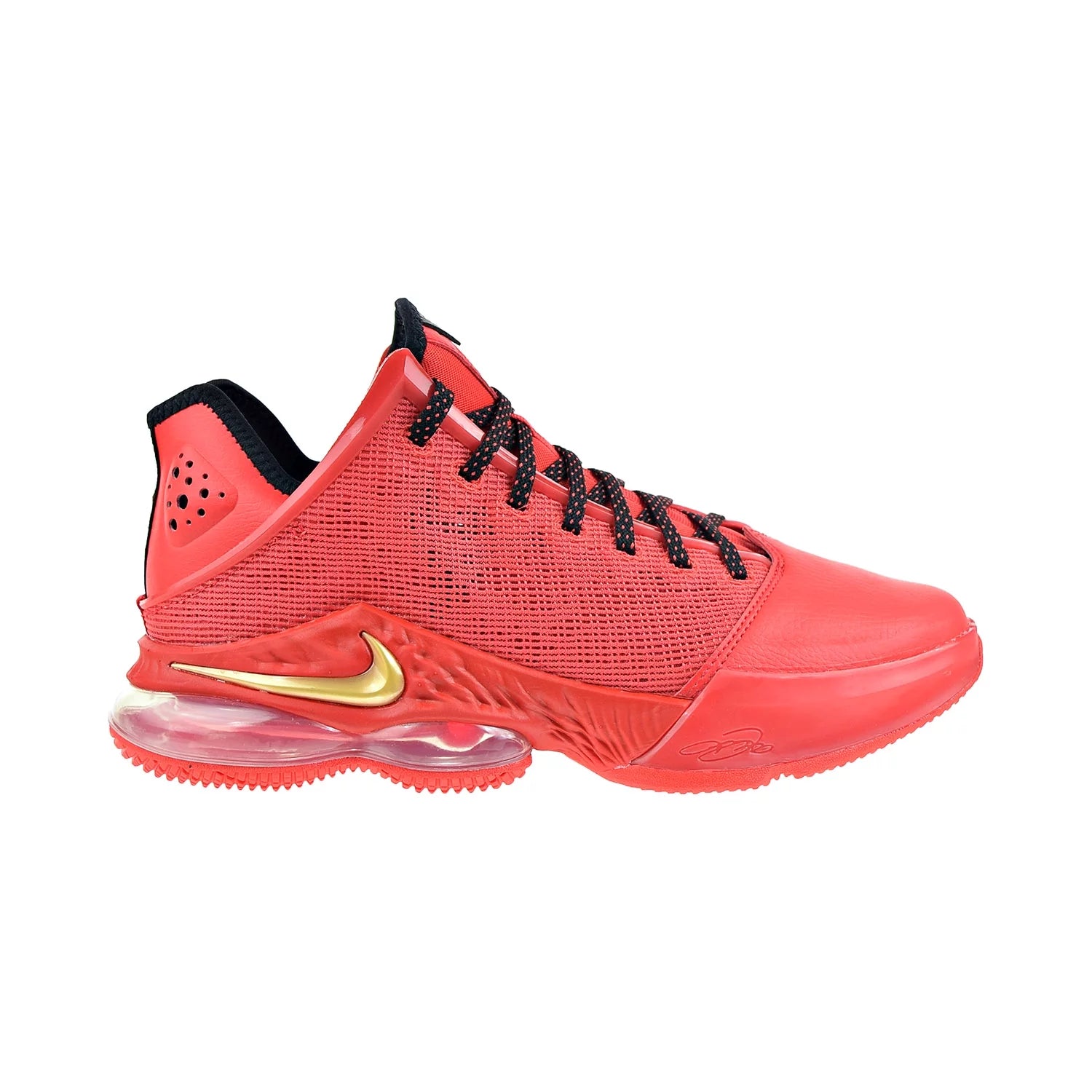 Men's Nike Lebron XIX Low Lt Crimson/White-Black (DO9829 600) - 8.5