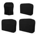 SENRISE Premium Barbeque BBQ Grill Cover Rip-Proof UV & Water-Resistant Black 4 Size