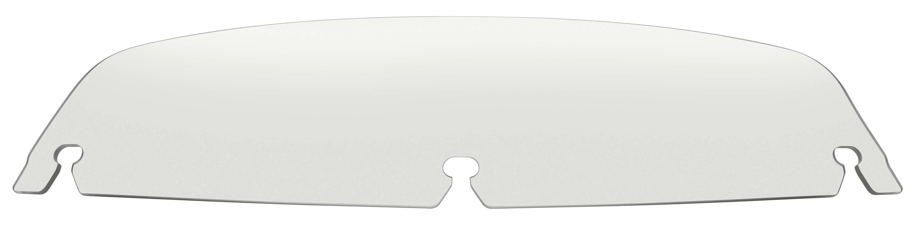 Memphis Shades MEP87908 Spoiler Windshield - 3in. - Ghost (Tinted)