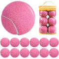 Lixada Tennis Balls Pack of 12 for Pressure Matching and Training