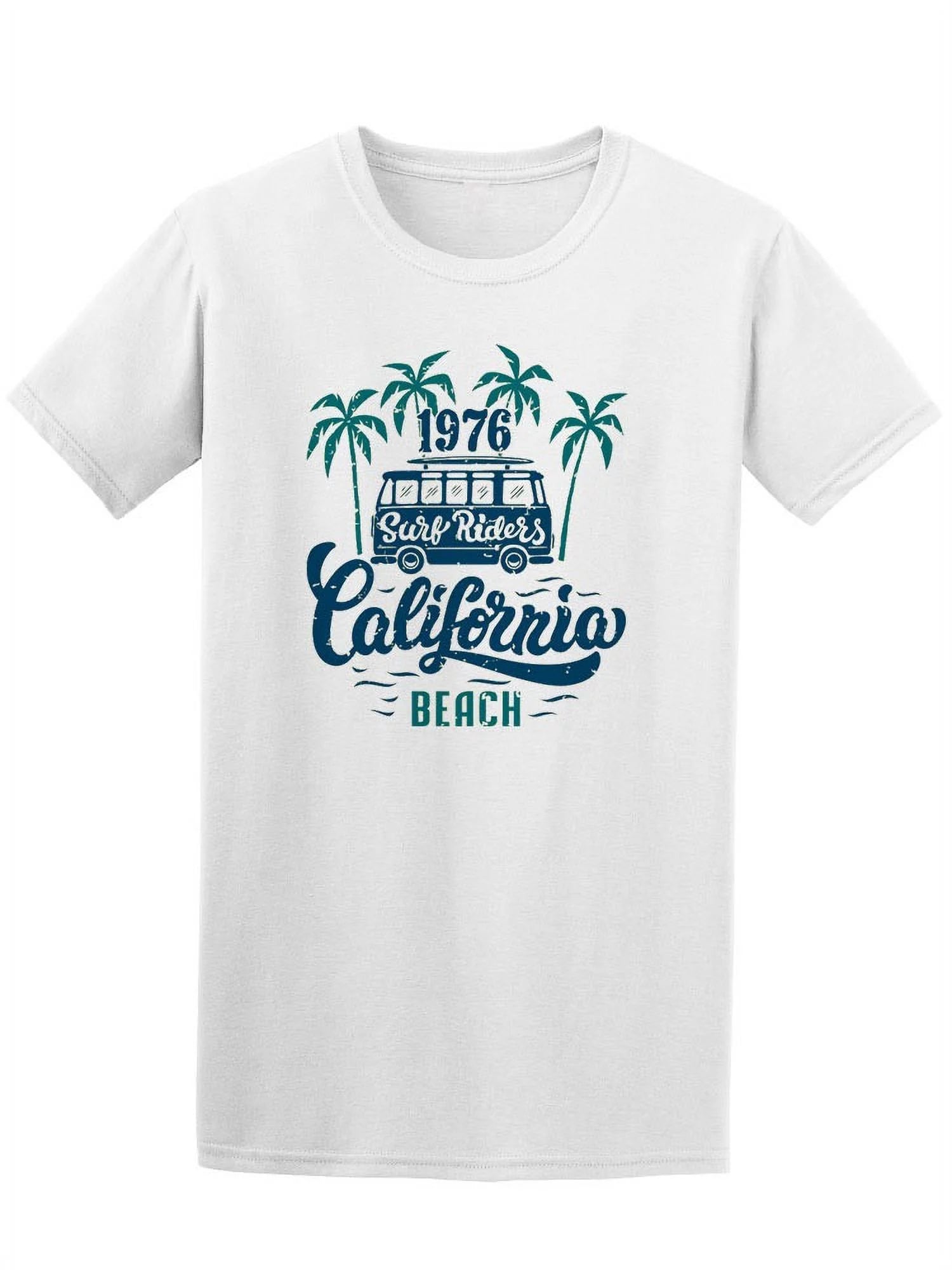 California Beach Surf Riders T-Shirt Men -Image by Shutterstock, Male XX-Large