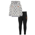 Girls Preschool Gray/Black Texas Longhorns Heart to Heart Hoodie & Leggings Set