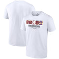 Men's Fanatics Branded LeBron James White NBA All-Time Scoring Record Split Points T-Shirt