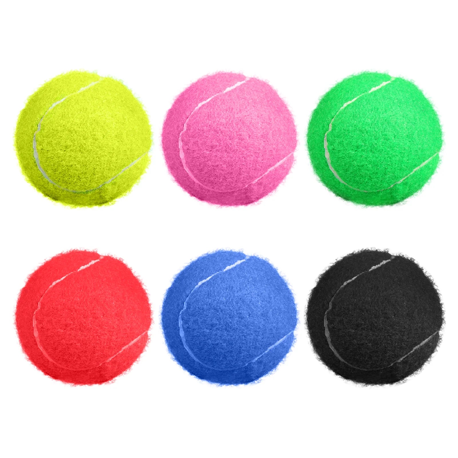 Walmeck High Altitude Durable Tennis Balls 6 Pack for Professional Training and Massage