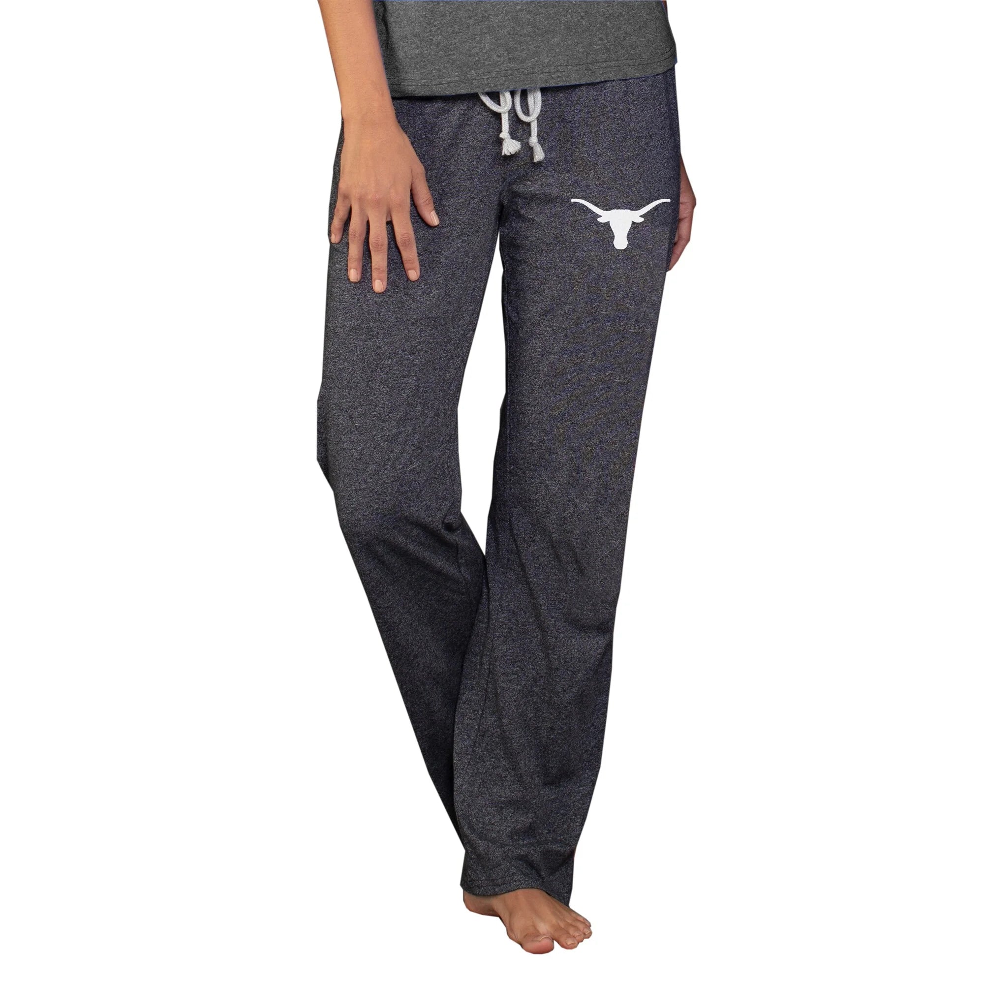 Women's Concepts Sport  Charcoal Texas Longhorns Quest Knit Lightweight Pants