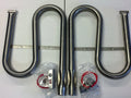 Ducane Gas Grill L & R 1502 1504 5002 5004 Stainless Strapped Burner Kit with ignitors