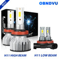 OBNDVU 4x H11/H9 LED Headlight for 2005-2013 Buick LaCrosse High Low Beam Bulbs Kit 6000K White