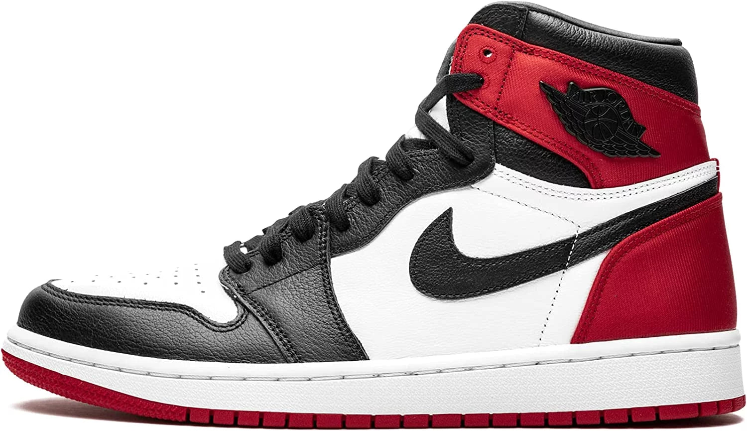 Nike Jordan Womens Shoes Air Jordan 1 Mid SE Light Club CW1140-100 11.5 Black/Black-white-varsity Red