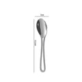ACMDL  Handle Picnic Cutlery Set Knife Spoon Fork Teaspoon Portable Stainless Steel Tableware Novel  Kitchen Accessories