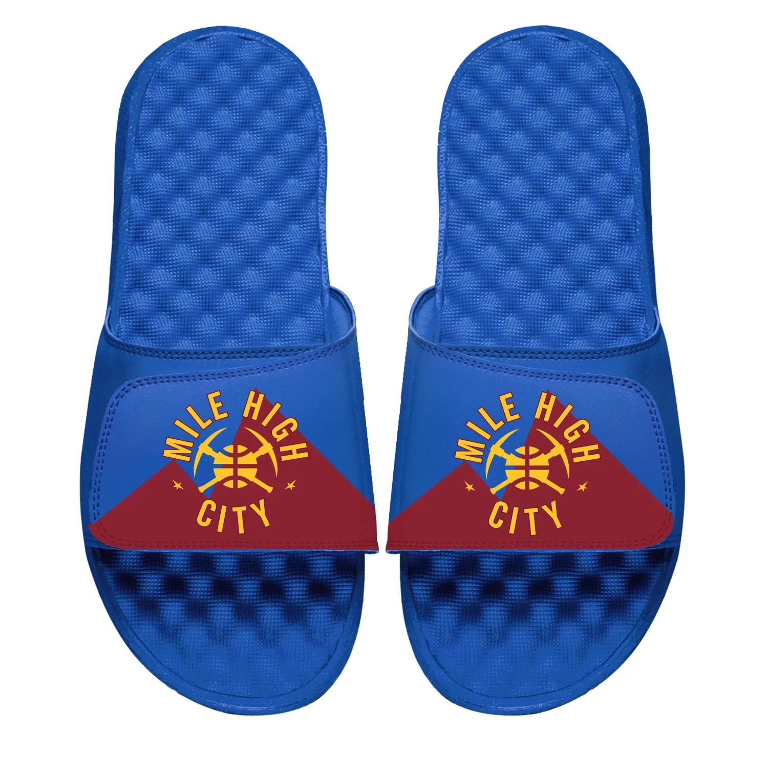 Men's ISlide Royal Denver Nuggets Statement Slide Sandals