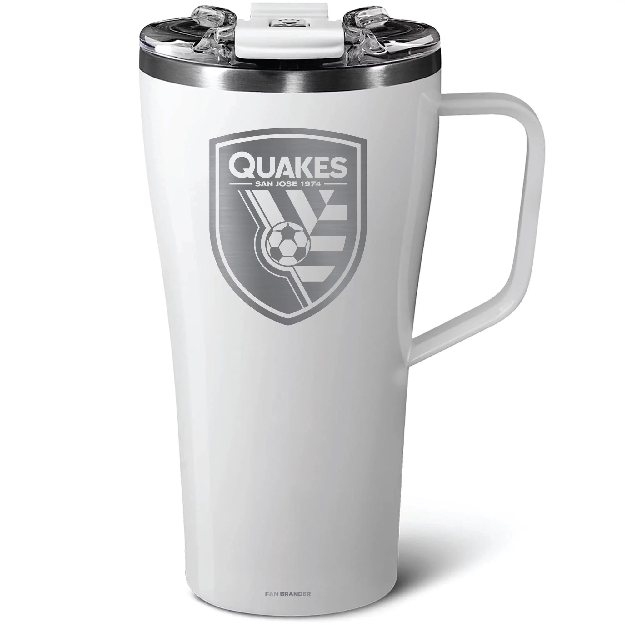 BruMate White San Jose Earthquakes 22oz. Toddy Tumbler
