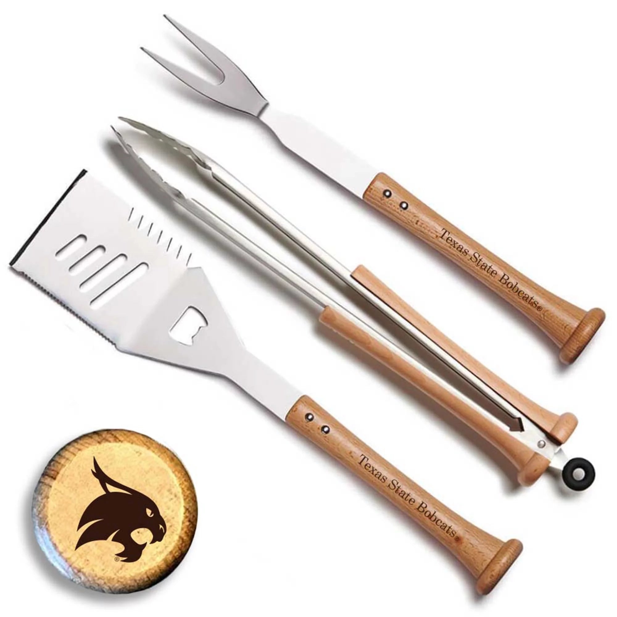 Baseball BBQ  Texas State Bobcats Triple Play Combo Set
