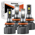4x H11 LED Bulbs For Buick LaCrosse 2005-2013 H8 H9 H11 LED Headlight Bulbs 12000 Lumens 600% Brighter High beam & Low Beam Conversion Kit 6000K