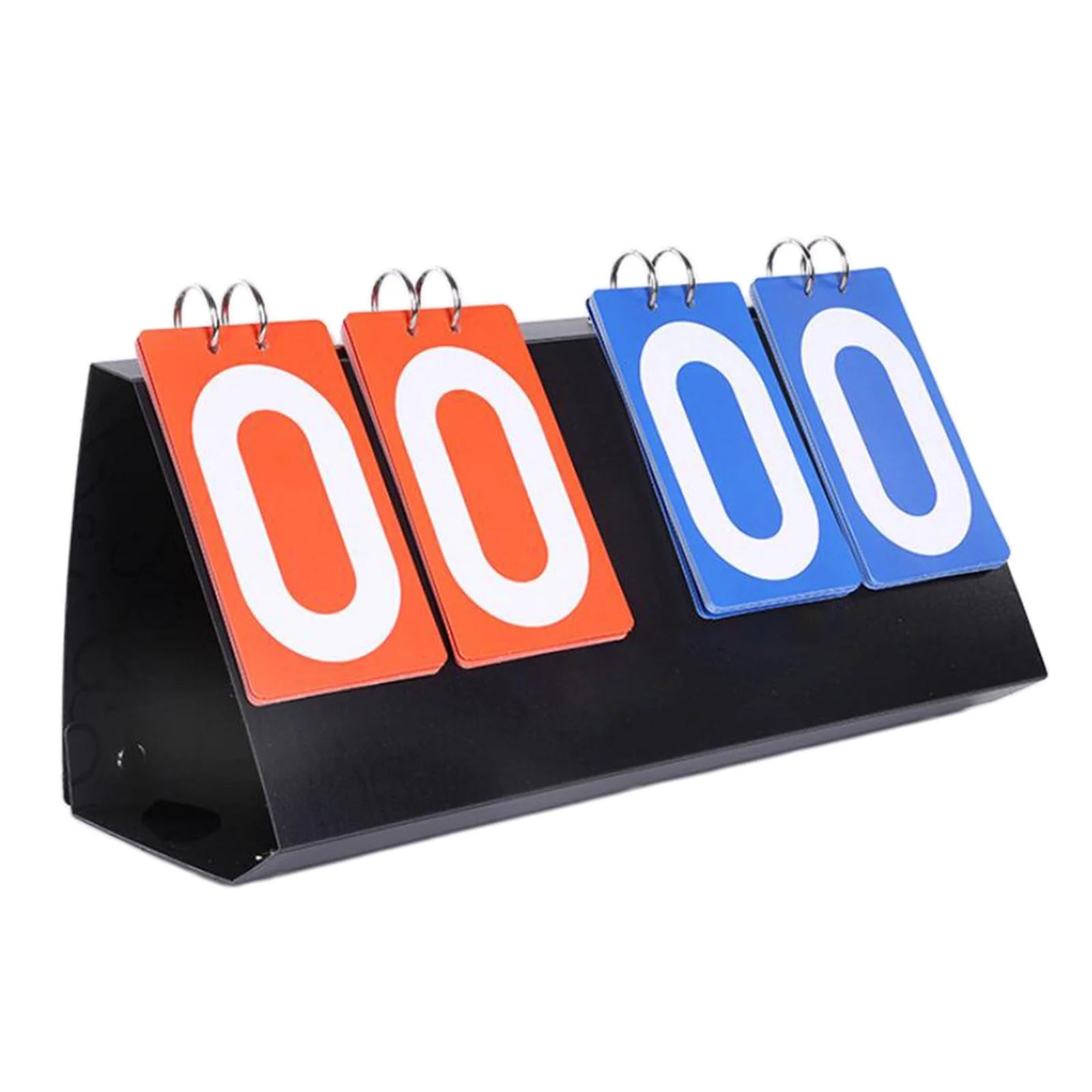 4 digits Portable Table Top Scoreboard Collapsible Easily 00-99 for Volleyball Football Basketball Tennis and Other Competitive Sports