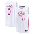 Men's Fanatics Branded Tyrese Maxey White Philadelphia 76ers 2022/23 Fastbreak Jersey - City Edition