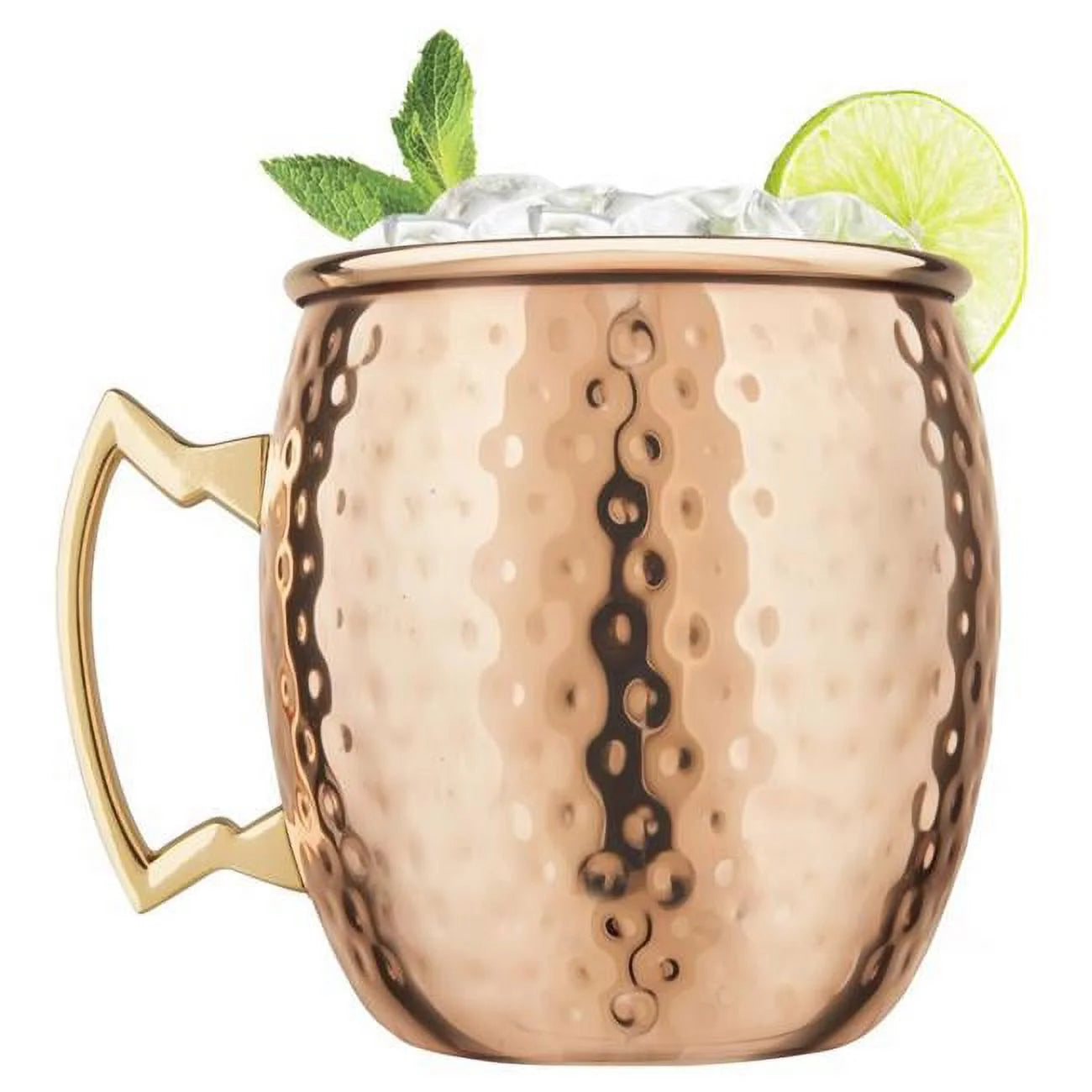 Final Touch 6058280 16 oz Stainless Steel Mule Mug, Copper