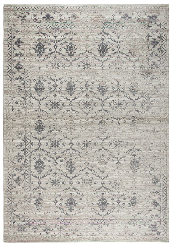 Gatney Rugs Woodwind Area Rug PN6985 Natural Vines Petals 5' 3 x 7' 6 Rectangle