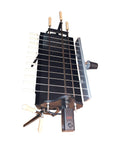 Tritogenia Cyprus Charcoal Grill, Foukou, with One Variable speed 0-55RPM One 6RPM Rotisserie Motors, 304 Food Grade Stainless Steel Grill, and Adjustable Height Regulator