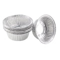 Uxcell Round Aluminum Foil Pans 8.8oz Disposable Trays Take Out Barbecue Baking Roasting Containers for Cooking 8 Pack