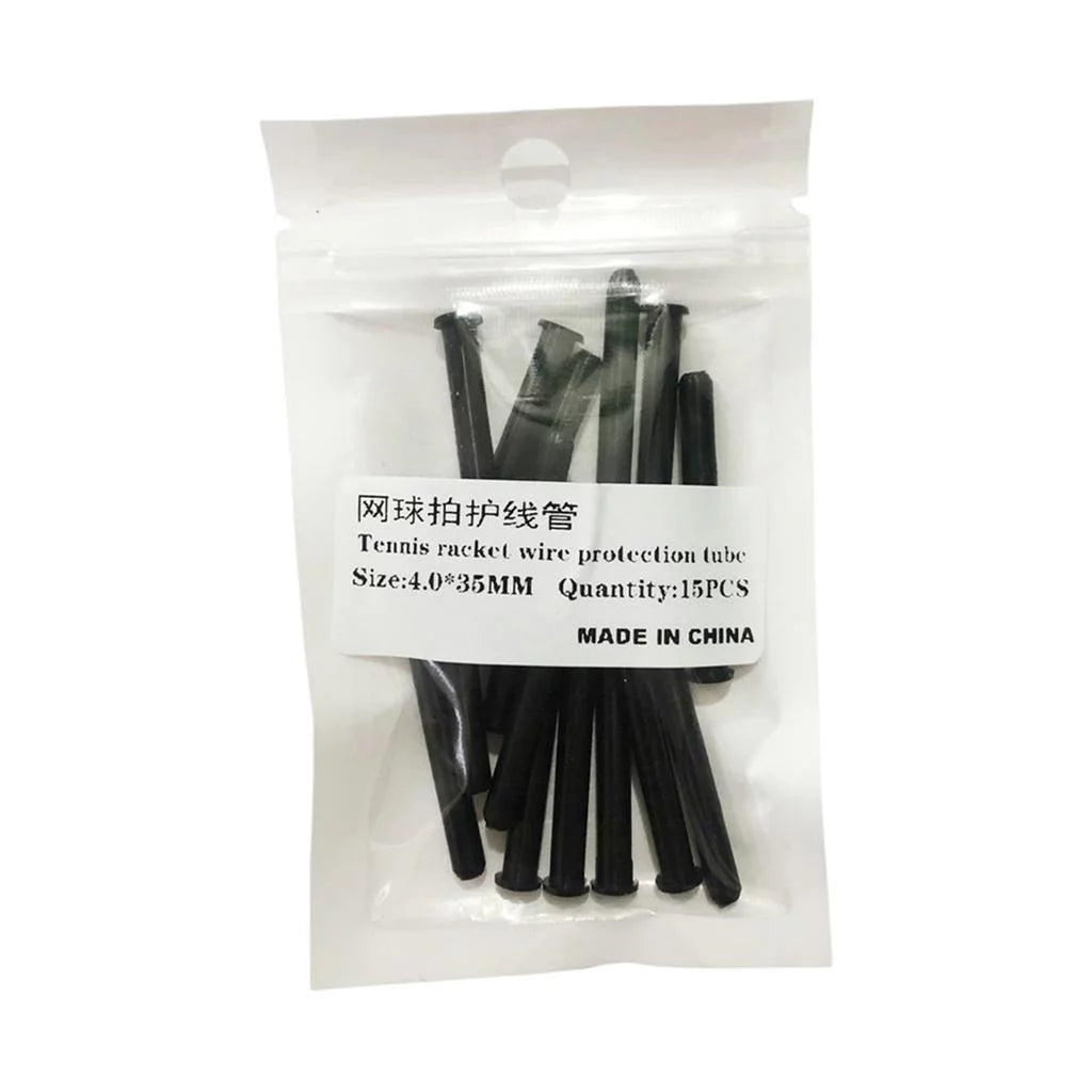 15PCS Tennis Racket Tools String Tube Tennis Racquet Grommets Stringing Tools Suitable for Tennis Racket accessories 4x35mm