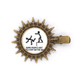 Tap Guide Back Art Deco Fashion Hairpin Sun Headwear Retro Metal Clips Pin