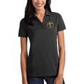 Women's Antigua Charcoal Denver Nuggets Tribute Polo