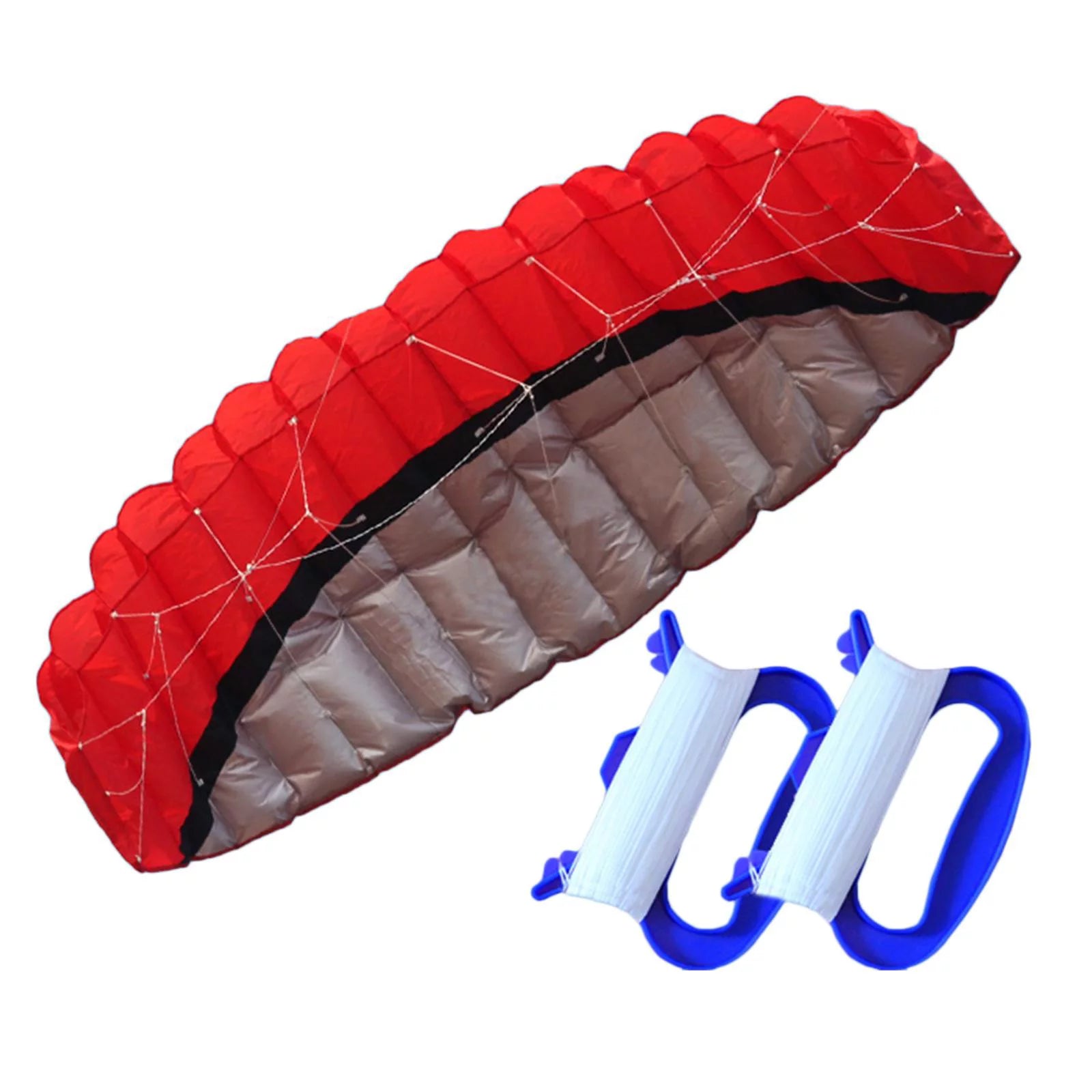 Adults urfing Trainer Wing, Durable Beach Summer Double Lines Trick , Outside Red