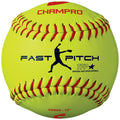 CHAMPRO 12 Unaffiliated Practice Fastpitch Softballs, Optic Yellow, 12 Pack