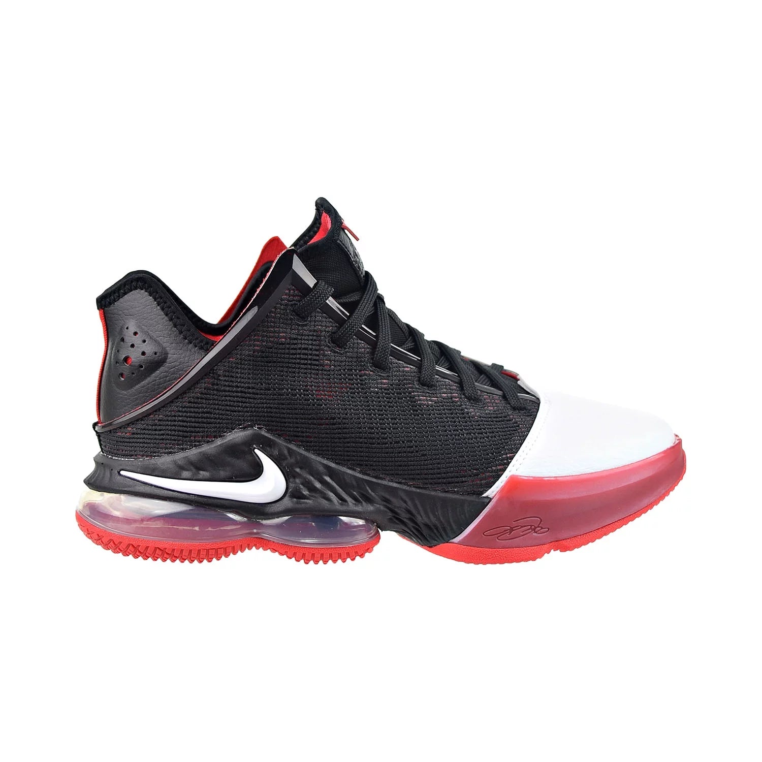 Nike Lebron 19 Low Bred Men's Shoes Black-Red-White dh1270-001