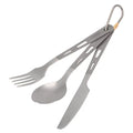 Lixada Spoon,Cutlery Spoon Cutter Spoon Cutter With Set Picnic 3 Piece Cutlery Cutter With Carabiner Picnic Cutlery Picnic Cutlery Spoon Buzhi