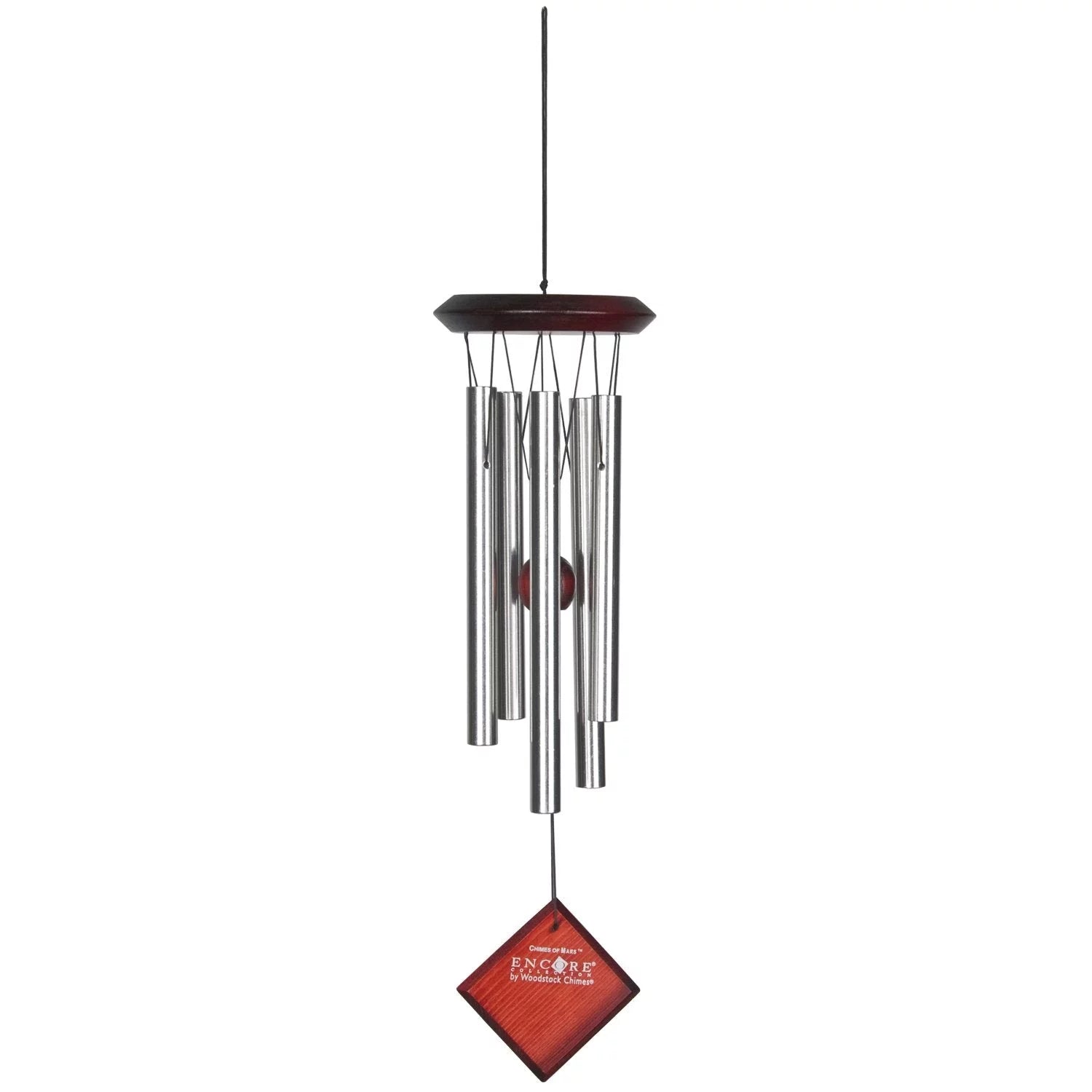 Woodstock Wind Chimes Encore? Collection, Chimes of Mars, 17'' Silver Wind Chime DCS17