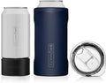 BruMate Hopsulator Trio 16 oz 3-in-1 Matte Navy BPA Free Vacuum Insulated Tumbler