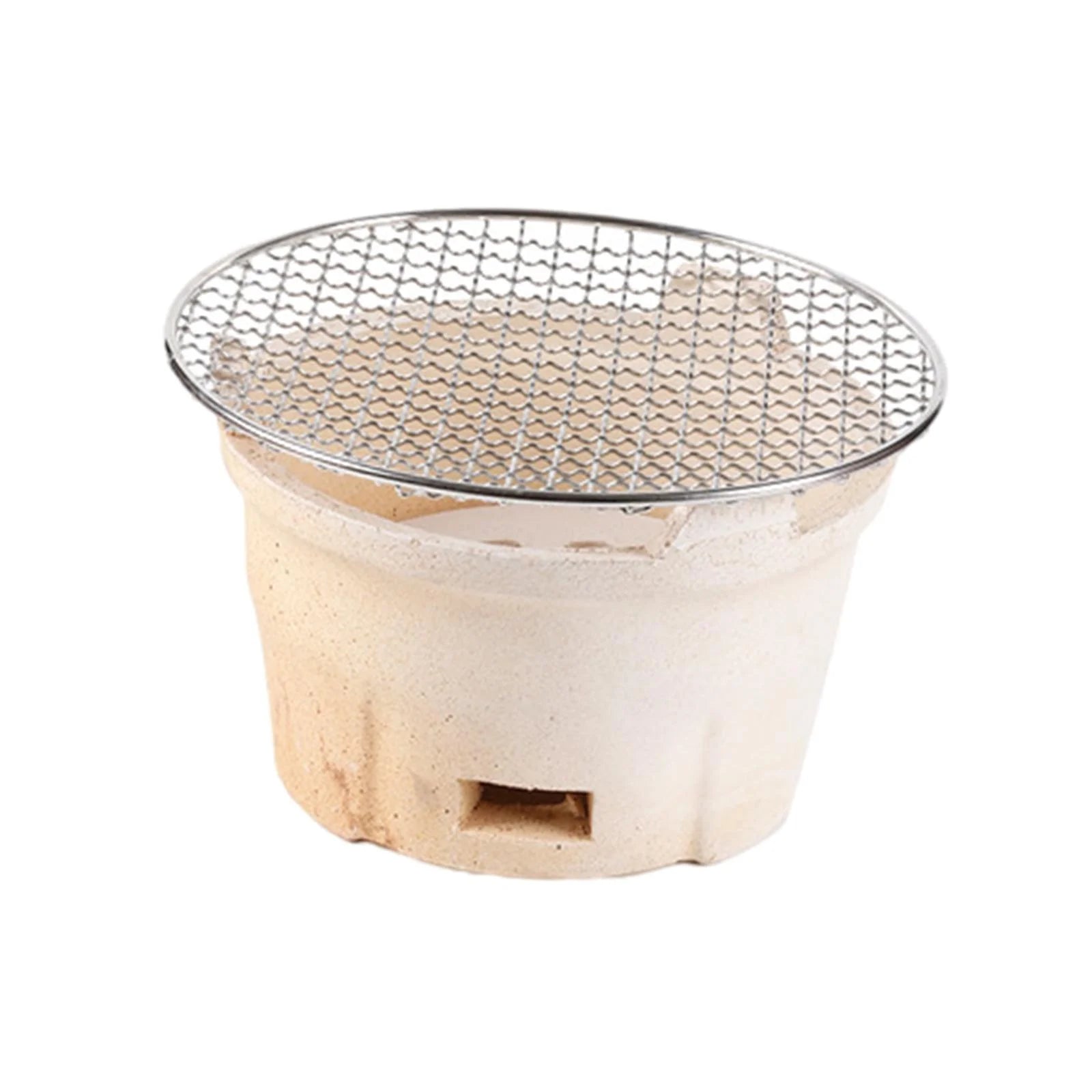 figatia BBQ Grill, Barbecue Grill, with Wire Mesh Multipurpose Small Grill , Portable Grill , for Outdoor Indoor BBQ Picnic 19cm