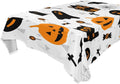 Coolnut Halloween Ghost Tablecloth, Waterproof Washable Polyester Square Table Cover, Durable Tablecloth for Kitchen Dining Table Party Decor, 60X 108