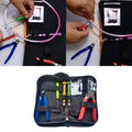 Starting Stringing Clamp Tool , Stringing Machine Tools, with Storage Bag, Durable Badminton, Racket Pliers for Accessories Tennis Sports