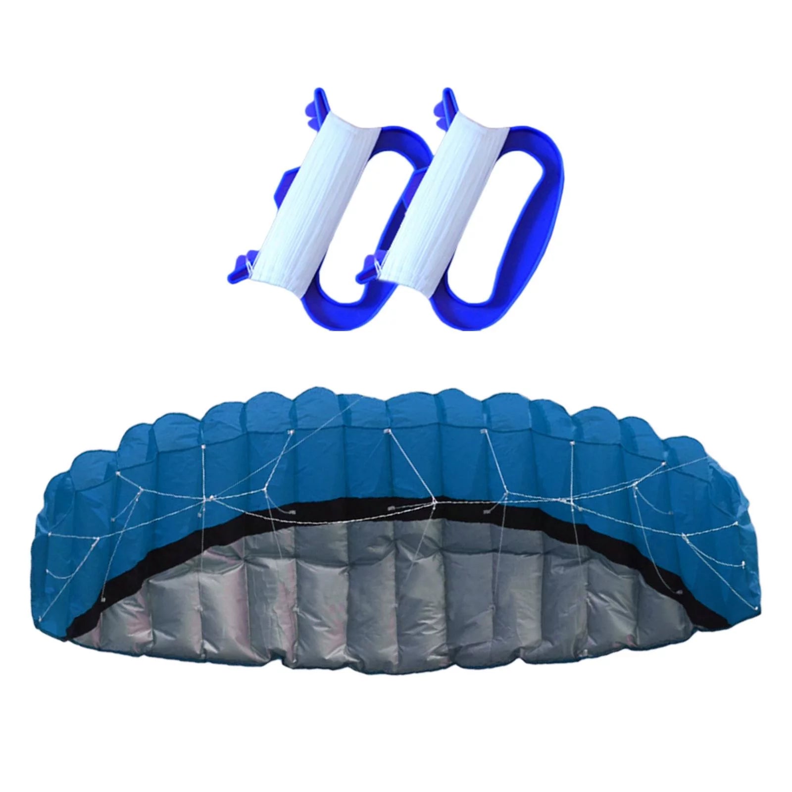 2.5m Durable surfing Parafoil Parachute Games Toy Blue