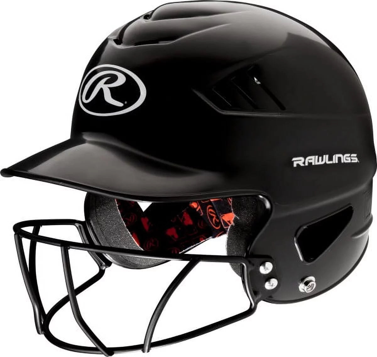 Rawlings Coolflo Baseball Batting Helmet with Facemask